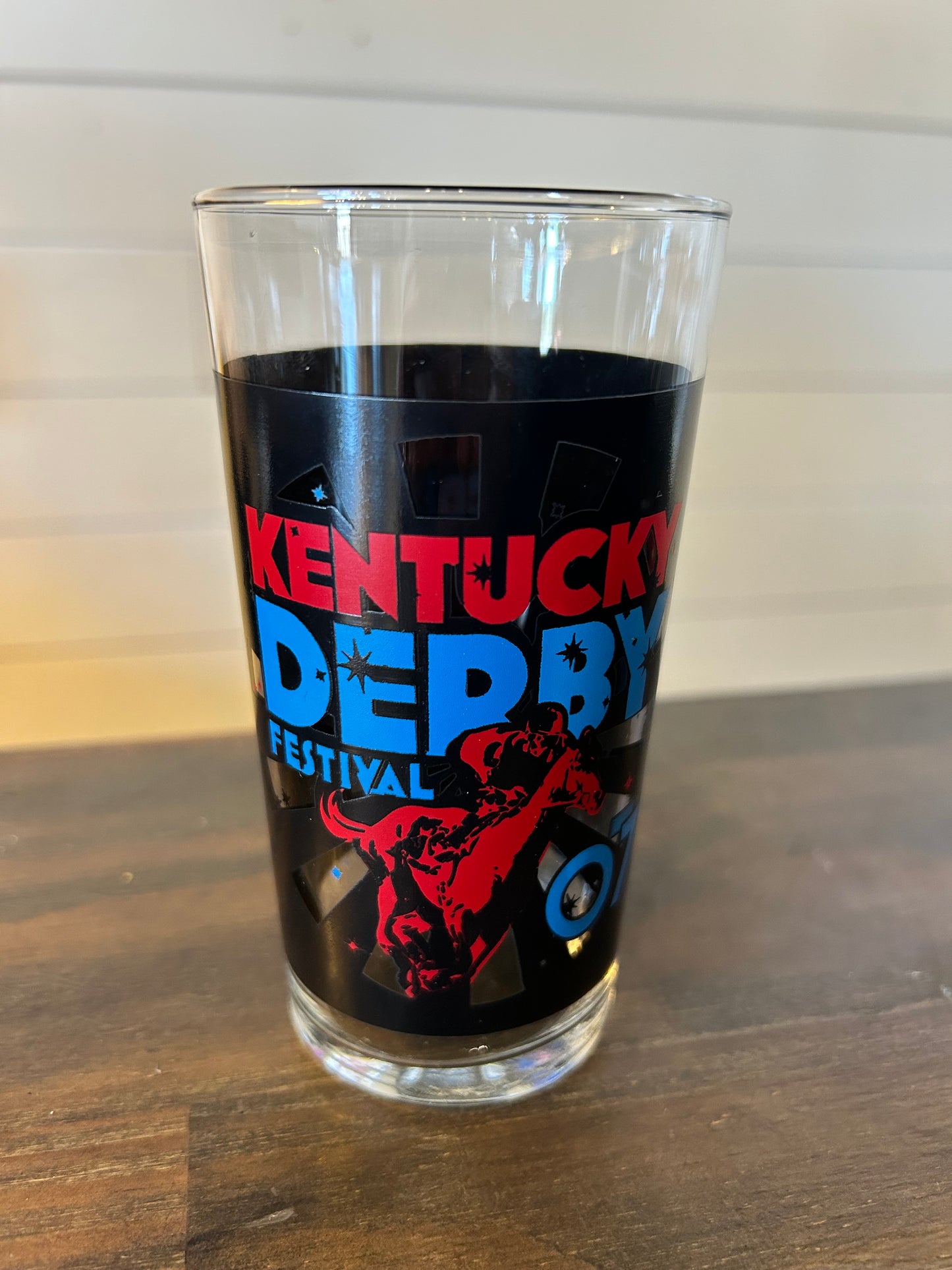 2007 Kentucky Derby Glass