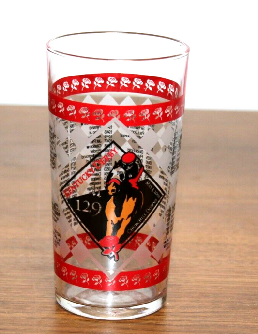 129th (2003) Kentucky Derby Glass
